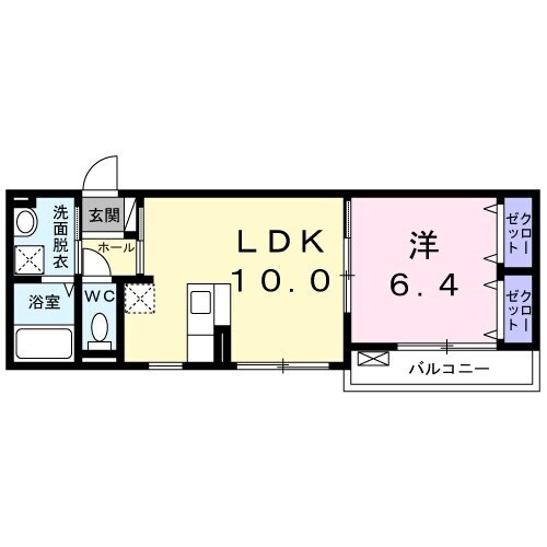 ウエストパインの物件間取画像