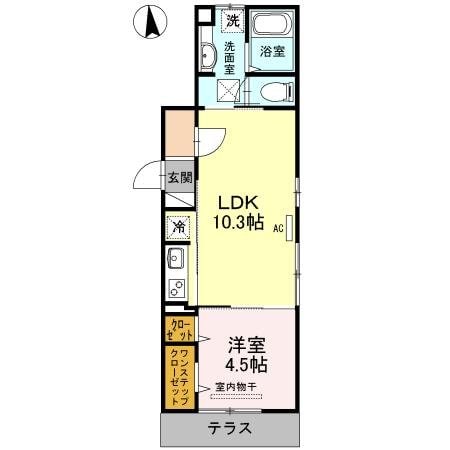 ブライトテラスの物件間取画像
