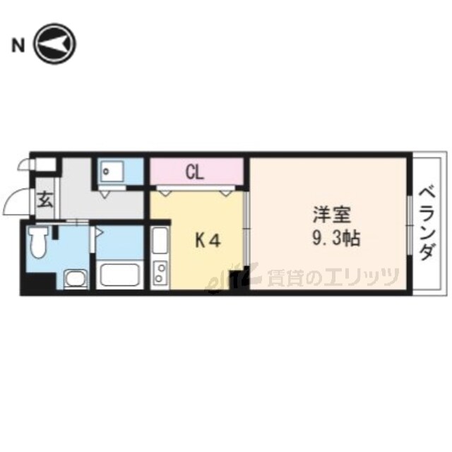 ヴェローノ茨木の物件間取画像