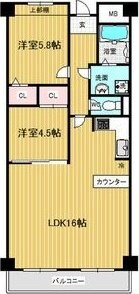 リアライズ高槻の物件間取画像