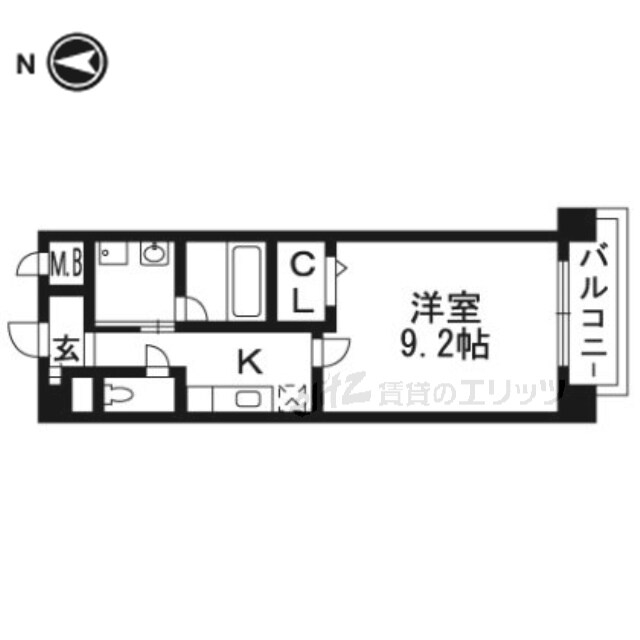 リブェール南茨木の物件間取画像