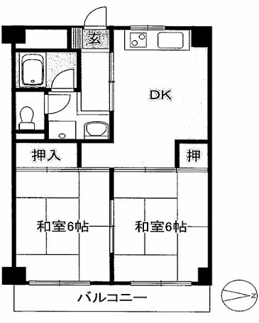 北邑ビルの物件間取画像