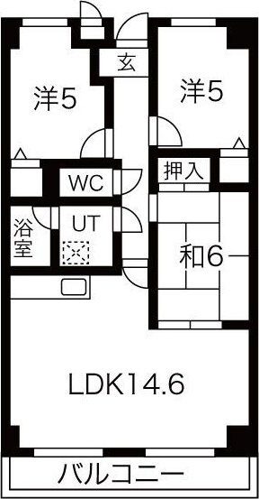 ニチゴマンション2の物件間取画像