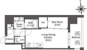 コンフォリア・リヴ南森町IIの物件間取画像