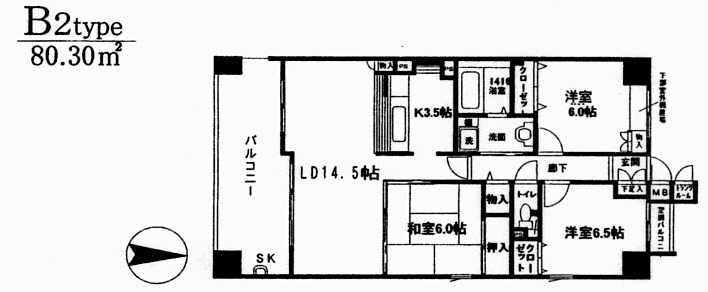 アンソレイエの物件間取画像