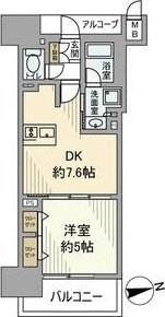 グランアッシュ江坂の物件間取画像