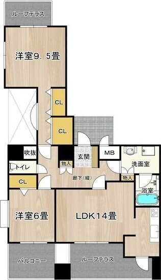 ビレッジアール大淀南の物件間取画像
