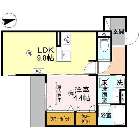 クレッシェンドVIの物件間取画像