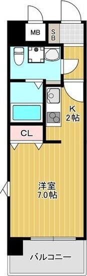 レジュールアッシュ江坂の物件間取画像