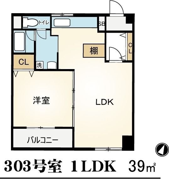 ハイツ小松の物件間取画像