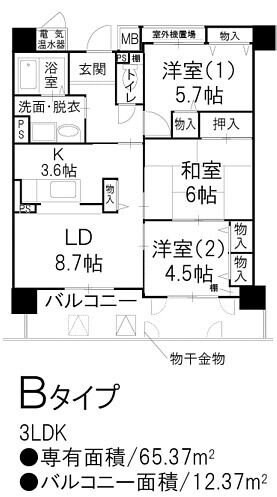 カサ・エスペラールの物件間取画像