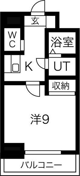 エストーネ江坂の物件間取画像