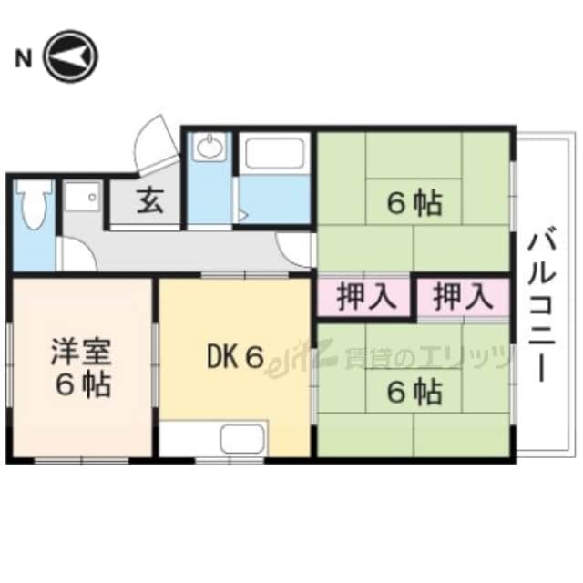 LEGAL MAISON津之江IIの物件間取画像