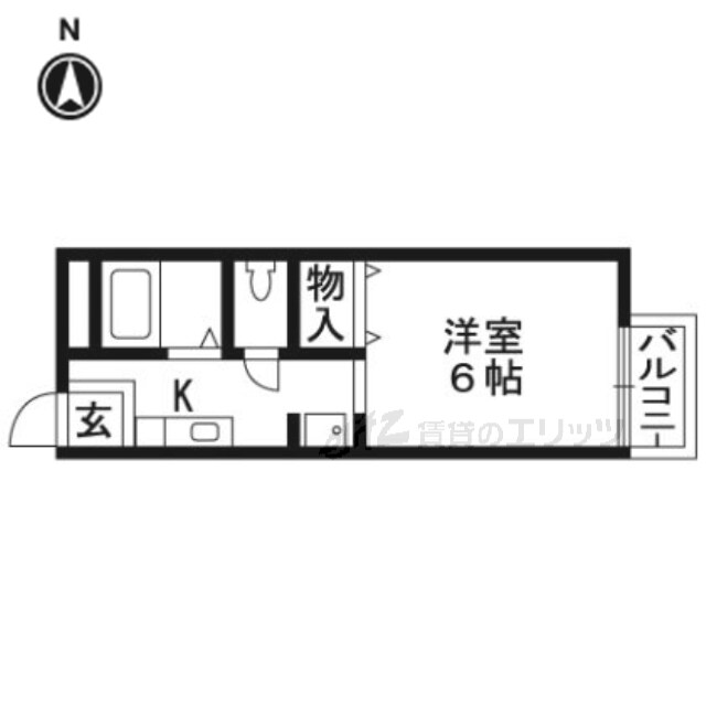 ウィンヒル上郡IIの物件間取画像