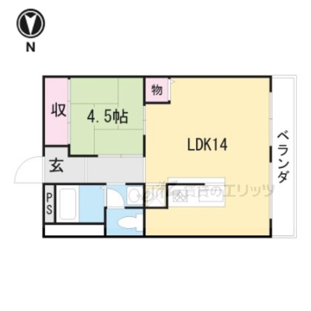 ハイツ穂積の物件間取画像
