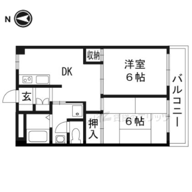 パークハイツミシマの物件間取画像