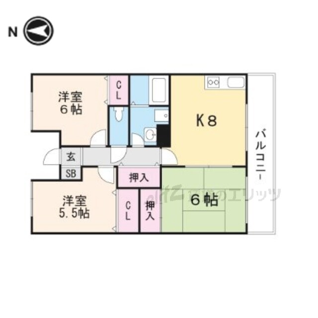 クリアコートT&Tの物件間取画像