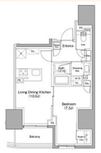 ザ・パークハビオ本郷菊坂の物件間取画像