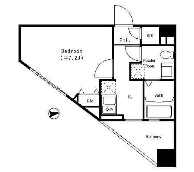 パークキューブ四谷三丁目の物件間取画像
