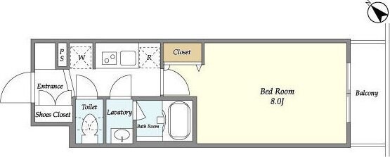ライトテラス蔵前の物件間取画像