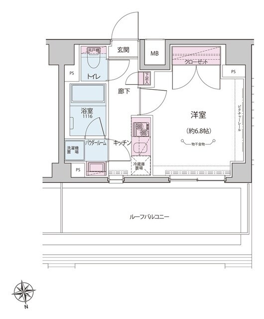 ザ・レジデンス神楽坂IIの物件間取画像