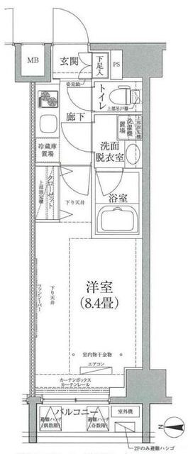 ルフレ プレミアム神楽坂の物件間取画像