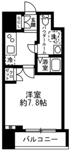 ラクラス日本橋浜町の物件間取画像