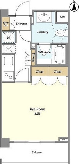 オーキッドレジデンス神楽坂の物件間取画像