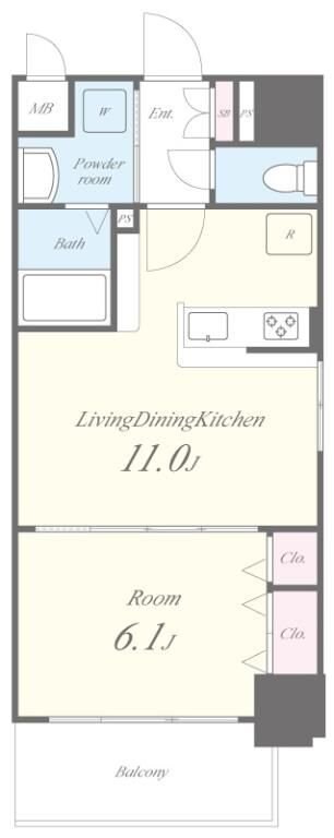 ランエージ新御徒町の物件間取画像