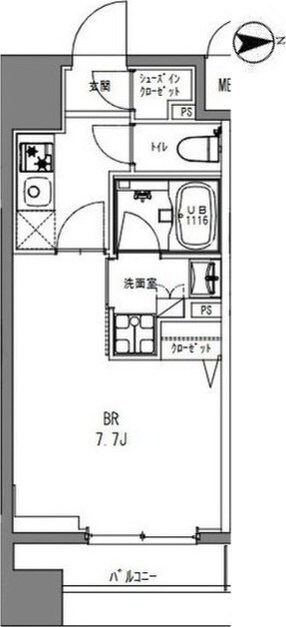 La Douceur秋葉原の物件間取画像