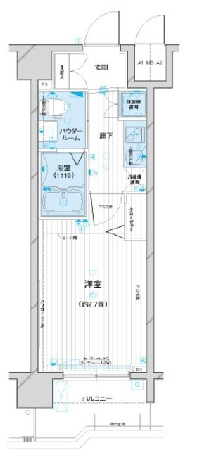 メインステージ元浅草の物件間取画像