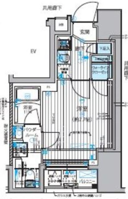 メインステージ新御徒町の物件間取画像