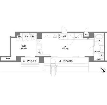 カスタリアお茶の水の物件間取画像