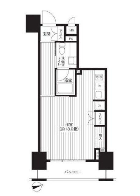 レジディア新御徒町の物件間取画像