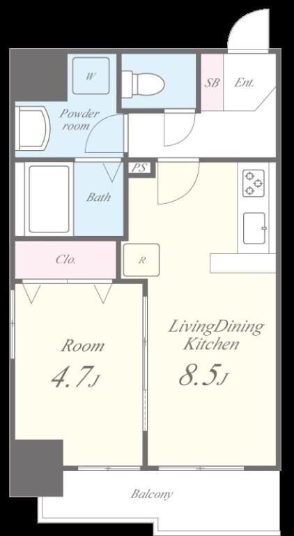 アールクレスト秋葉原の物件間取画像