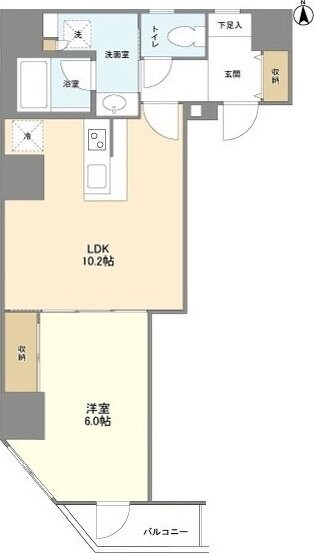 シェフルール新御徒町Iの物件間取画像