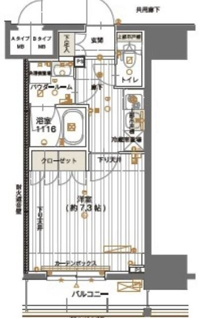 メインステージ神田須田町の物件間取画像