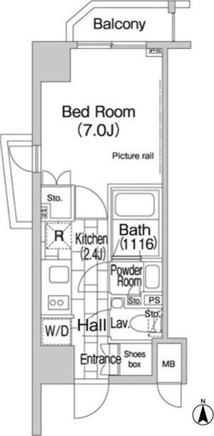 エルスタンザ平河町の物件間取画像
