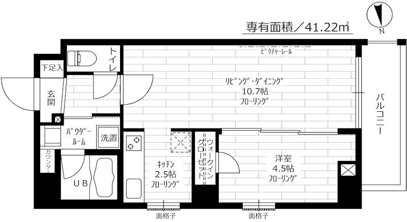 ステージグランデ神楽坂の物件間取画像