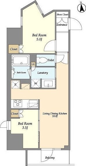 LaSante 上野の物件間取画像