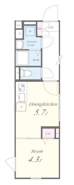 FLレジデンス新宿IIIの物件間取画像