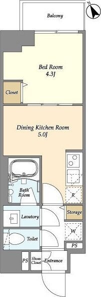 グランカーサ江戸川橋の物件間取画像