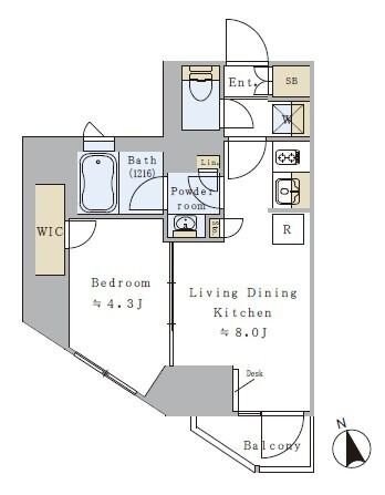 プライマル元浅草の物件間取画像