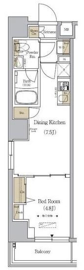 アーバネックス日本橋人形町の物件間取画像