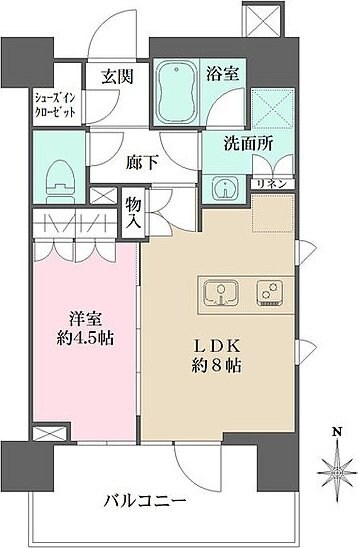 プレミスト早稲田の物件間取画像