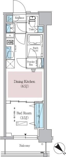 アーバネックス日本橋横山町の物件間取画像