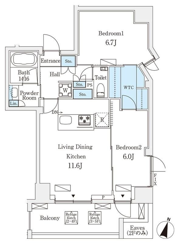 フルハウス飯田橋の物件間取画像