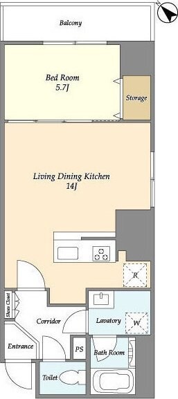 Nifit日本橋横山町の物件間取画像