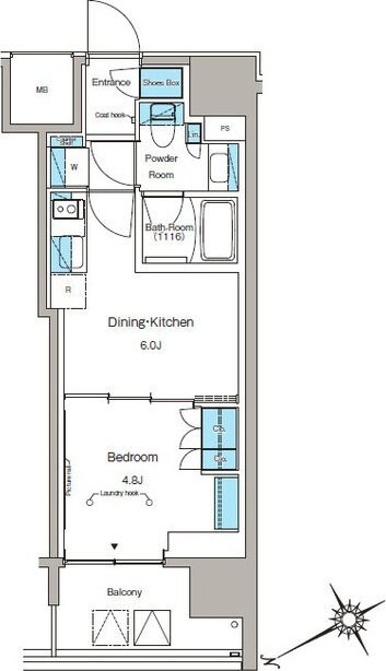 ルフォンプログレ蔵前プレミアの物件間取画像