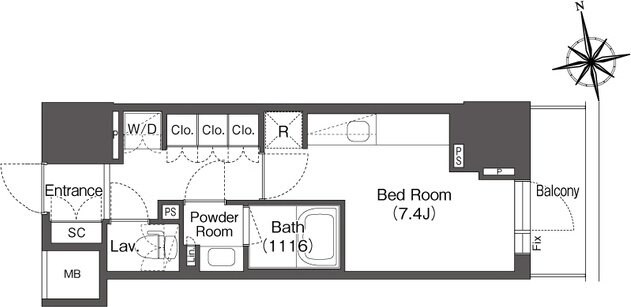 コンフォリア東上野の物件間取画像